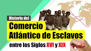 El COMERCIO ATLÁNTICO de ESCLAVOS entre los Siglos XVI y XIX  Resumen [upl. by Tori205]