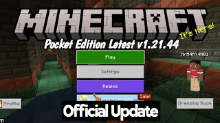 Minecraft Pocket Edition 12244 Official Version Released  Download Minecraft PE v12144 Update [upl. by Hakym]