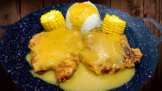 SIZZLING PORK CHOP AND GRAVY SAUCE  INCREDIBLY DELICIOUS  PORK CHOP RECIPE [upl. by Mccall]