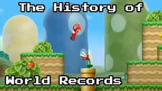 The History of New Super Mario Bros Wii World Records [upl. by Siraj421]