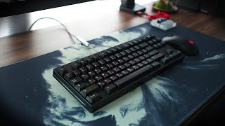 Keycult No1 Rev2 Typing Sound Test with NOS Vintage Cherry MX Blacks on PC Plate [upl. by Ranson373]