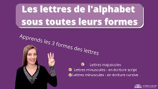 Les lettres de lalphabet sous toutes leurs formes [upl. by Hallerson373]