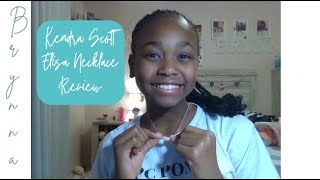 Kendra Scott Elisa Review  Iridescent Drusy Rose Gold Unboxing and Reviewing [upl. by Asilram]