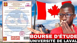 BOURSE DÉTUDE GRATUITE AU CANADA🇨🇦  Demande dadmission à luniversité de LAVAL [upl. by Vyner]