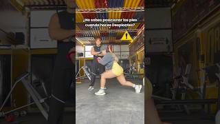 DESPLANTES PARA PRINCIPIANTES 🤝 gymtips desplantes lunges gymrat gymgirl fitness gym [upl. by Nylirahs]