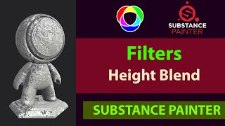 Height Blend Filter Explained  Substance Painter Tutorial for Beginners [upl. by Navillus]