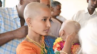 headshave in women 2024 thiruchendur murugan temple [upl. by Hannahsohs71]