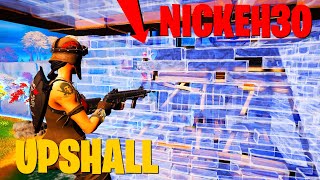 Upshall vs NickEh30  Fortnite Streamer VS Streamer [upl. by Llenrag]