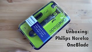 Unboxing Philips Norelco OneBlade Shaver QP2520 [upl. by Arrak]