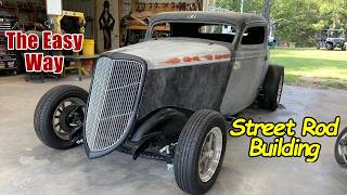 How I make Fiberglass Panels On The 34 Ford Coupe Kit Car [upl. by Alcine]