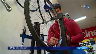 Bordeaux  il fabrique des vélos sur mesure [upl. by Lednahs]