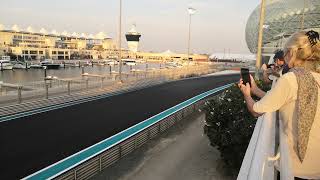 F1 Test Day at Yas Marina Circuit Abu Dhabi 14122021 [upl. by Imeon877]