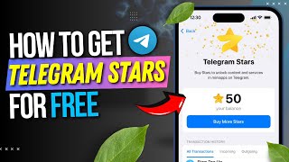 How to Get TELEGRAM Stars for FREE Step By Step Tutorial [upl. by Lasala]