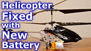 Change Syma s107 Helicopter Battery [upl. by Michaelina168]