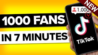 How To Get 1000 TikTok Followers in 8 Minutes THE EASY WAY [upl. by Kayley]