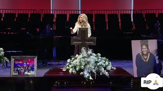 Beth Moore Pays Tribute to Mandisa During Her Funeral amp Life Celebration [upl. by Karlise]