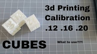 How to use calibration cubes for 3d printing [upl. by Yul]