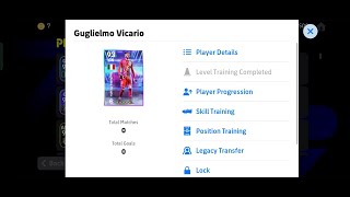 Guglielmo Vicario Max Training Tutorial In Efootball 2025 guglielmo vicario efootball 2025 Training [upl. by Nageam573]