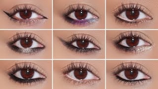 How To 9 Different Eyeliner Styles in LOWER LASH LINE  Easy Beginner Friendly Tutorial [upl. by Ahsai]