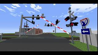 Immersive Railroading  Railroad Crossing Tests  Minecraft [upl. by Assisi]