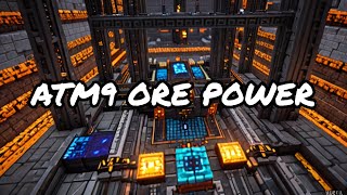 Setting up Mekanism Max Ore Processing in ATM9 No Frills minecraft [upl. by Christoph635]