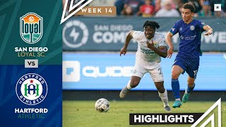 San Diego Loyal SC vs Hartford Athletic  Game Highlights  06112022 [upl. by Olivier]