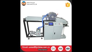 How to use Laboratory Small Wool Carding Machine and lab Cotton Carding Machine [upl. by Fallon]