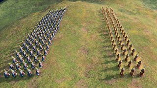 100 Janissary vs 60 Streltsy  Age of Empires 4 [upl. by Lody]