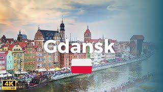 Gdansk Poland Walking Tour 🇵🇱  July 2023  4K 60fps UHD [upl. by Socram954]