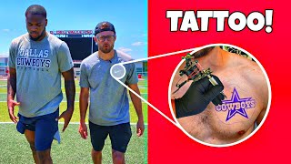 I RACED MICAH PARSONS LOSER GETS TATTOO 😳 [upl. by Attenehs571]