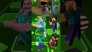 Steve vs Steve vs Zombie vs Piglin minecraft shorts tileshopedmrushgame tileshop [upl. by Amos]