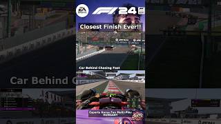 Closest Finish Ever F1 24 highlights shorts F124 F12024 F1esport [upl. by Shirline]