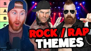 Ranking WWE THEME SONGS as ROCK amp RAP SONGS [upl. by Nylaj]