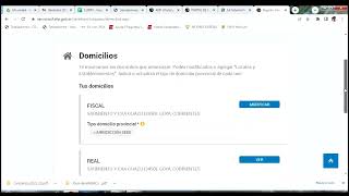 Cómo cambiar el domicilio fiscal en AFIP desde internet [upl. by Mccully]