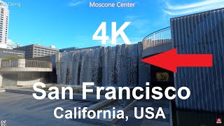 4K Walking Tour of Moscone Convention Center in Downtown San Francisco California USA 2020 [upl. by Cormier]