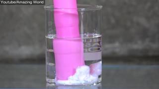 Thermocol vs Paint Thinner reaction in action lab l Science amp Technology Based experiment [upl. by Ajet]