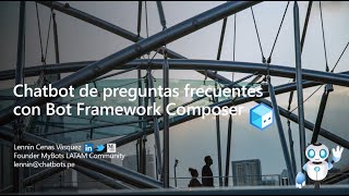 Chatbot de preguntas frecuentes con Bot Framework Composer [upl. by Margy834]