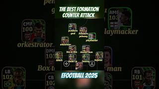 the best formation counter attack eFootball 2025 new update shorts efootball pesmobile formation [upl. by Colton]