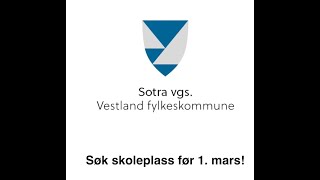 Hvorfor velge entreprenørskap på Sotra vgs [upl. by Ahsyen402]