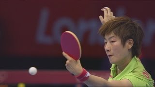 Womens Table Tennis Singles Gold Medal Match  China v China  London 2012 Olympics [upl. by Lemon]