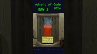 Advent of Code  Day 2 RedNosed Reports  Animation [upl. by Irved498]