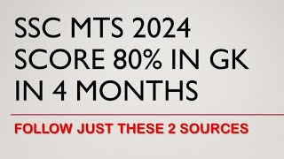 SSC MTS 2024 GK STRATEGY by PARMAR SSC [upl. by Mcmahon]