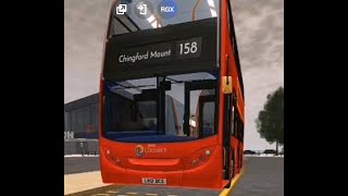 Route Visual  158  Stratford bus stn  Chingford Mount  Roblox LampE [upl. by Spark]