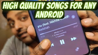 High Quality Lossless Audio For Any Android Phones  TECHNICKS [upl. by Ycnej610]