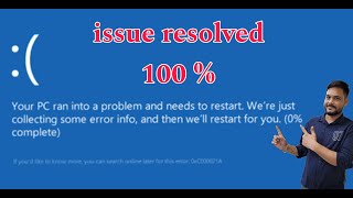 Your device ran into a problem and needs to restart  Windows 10118  Blue Screen Error [upl. by Edithe]