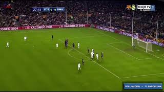 Barcelona vs Real Madrid  Roberto Carlos free kick [upl. by Noremmac161]