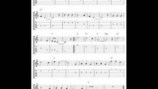 Cielito Lindo  Guitar tablature [upl. by Moran]