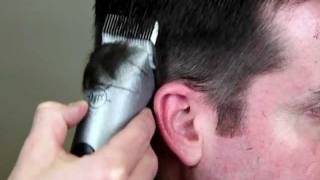 Mens Clipper Cut  Learn How To Blend Lines Out Of A Haircut [upl. by Narton]