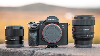 Sony FE 24mm F14 GM vs Sony FE 28mm F2  Comparison w Sony A7III [upl. by Lathrope]