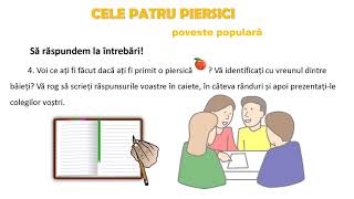 O altfel de lecție de Educație socială clasa a Va  „Cele patru piersici” [upl. by Olnton]